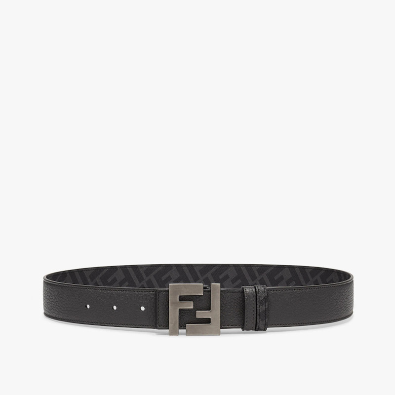 Gray leather belt 1
