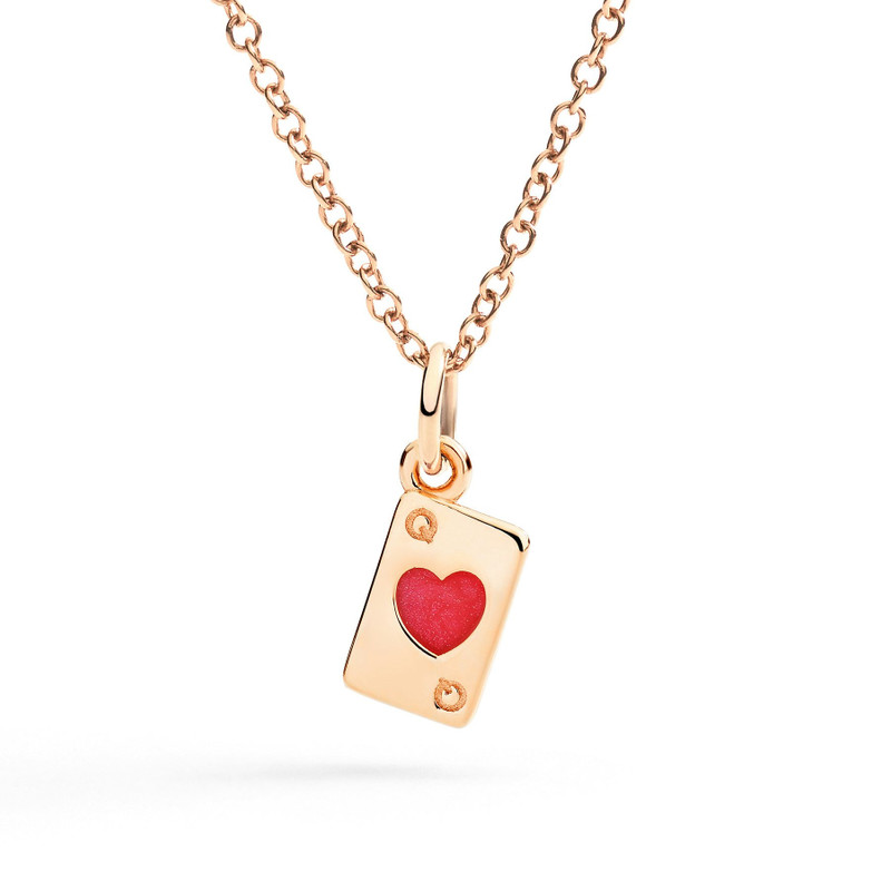 DoDo ROSE GOLD CARD CHARM & ENAMEL outlook