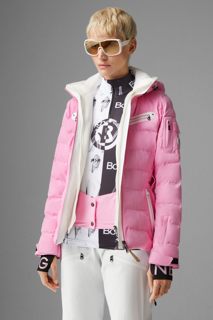 Ellya Ski jacket in Pink/White - 9