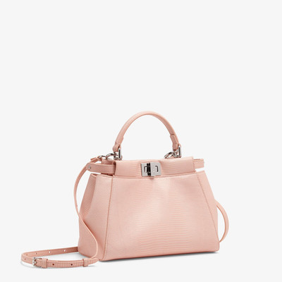 FENDI Pink lizard skin bag outlook