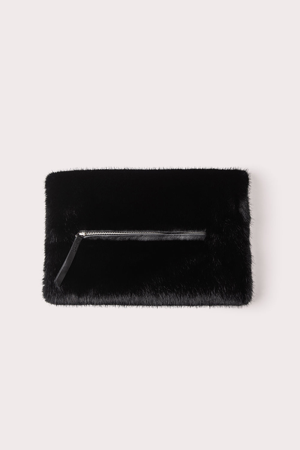 FLETCHER MUFF BLACK FAUX FUR - 1