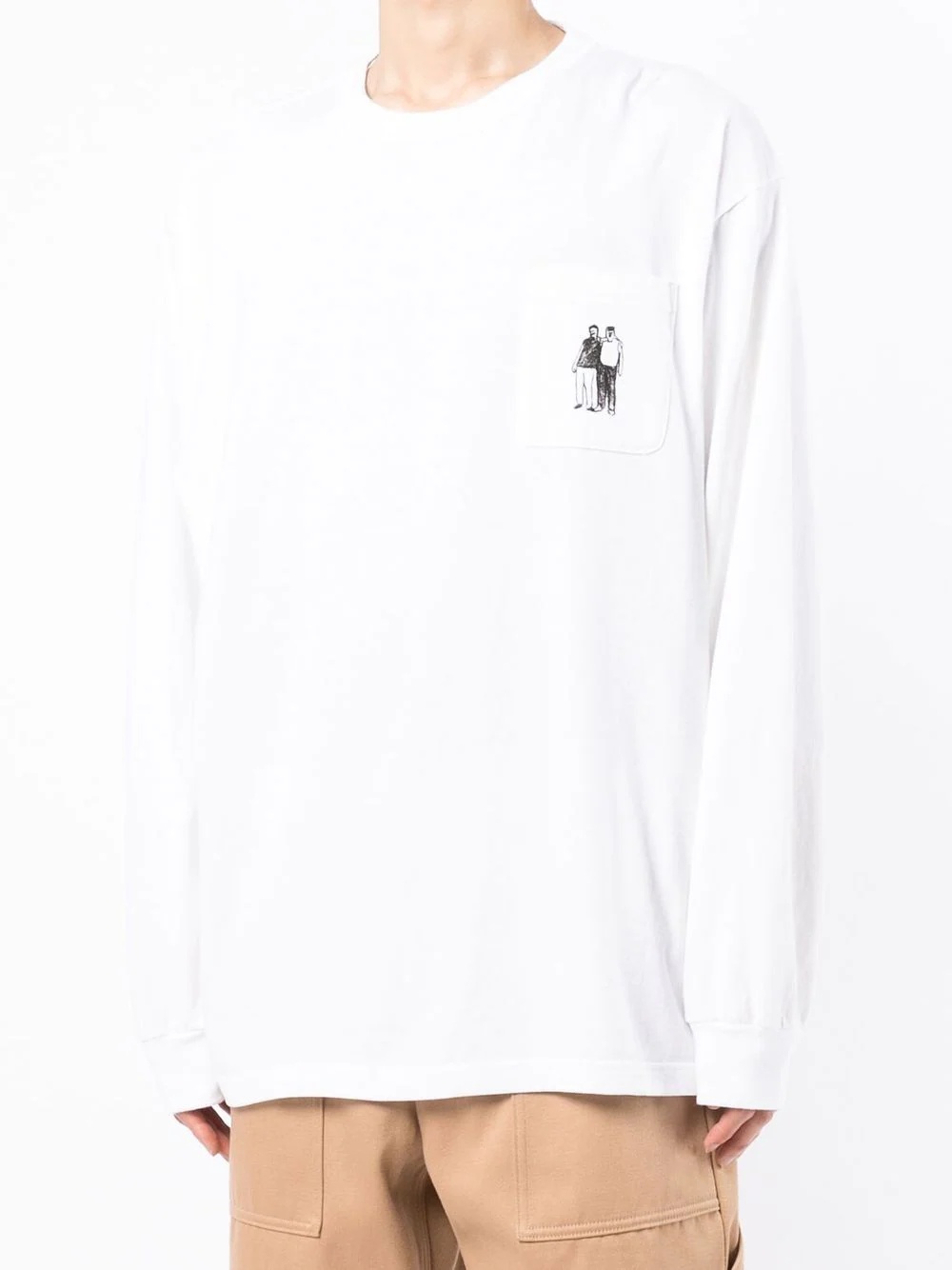 graphic-print long-sleeve T-shirt - 4