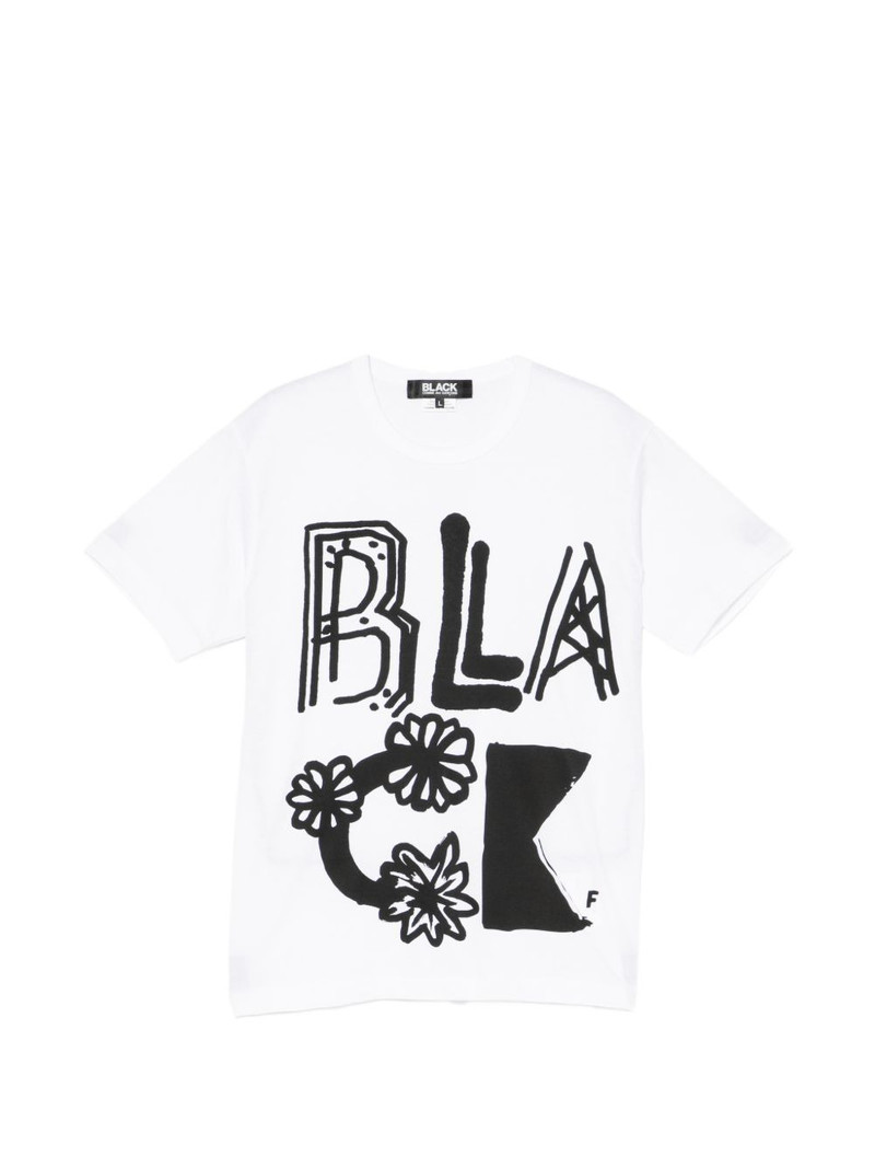graphic print round-neck T-shirt 1