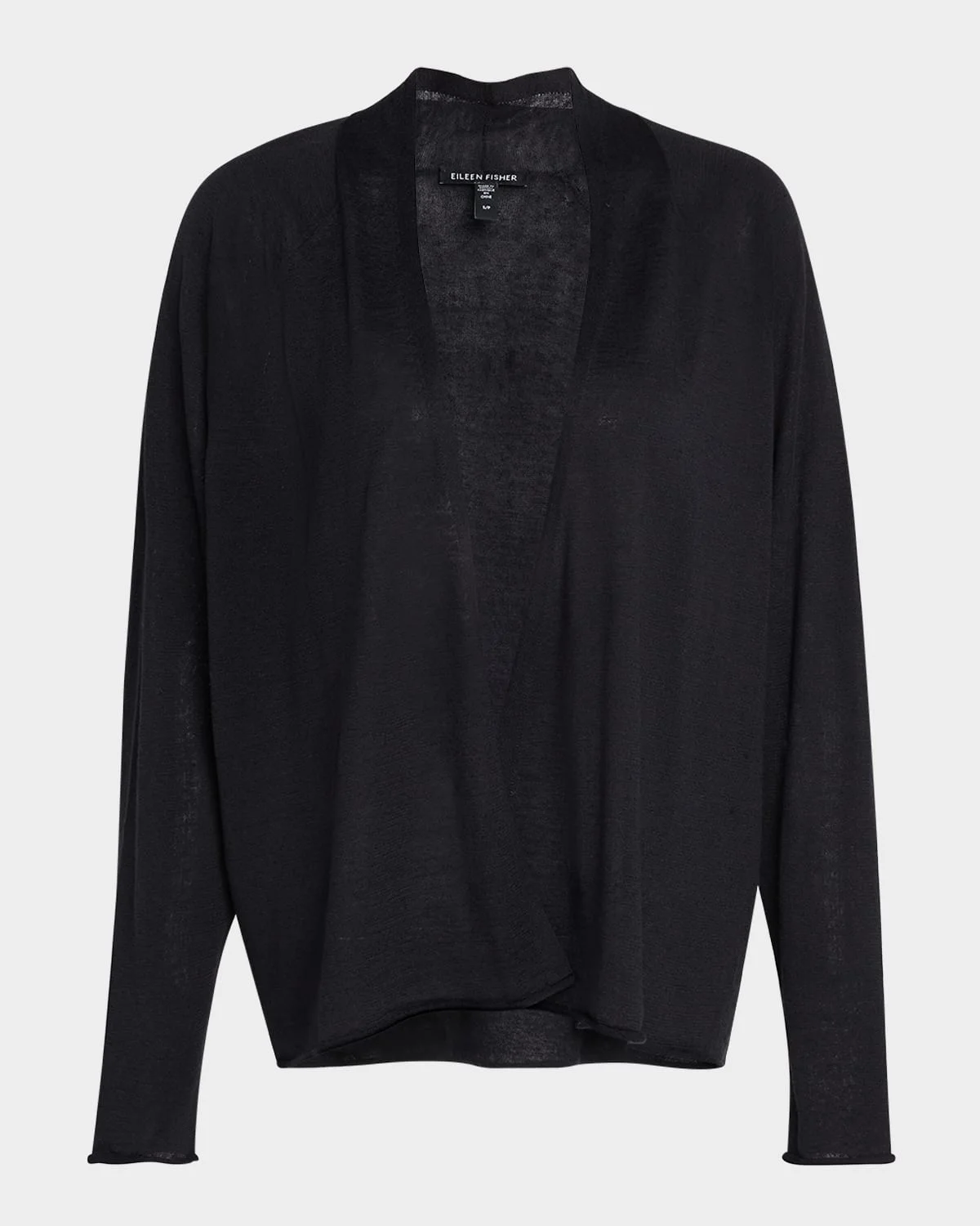 Open Raglan-Sleeve Cardigan - 1