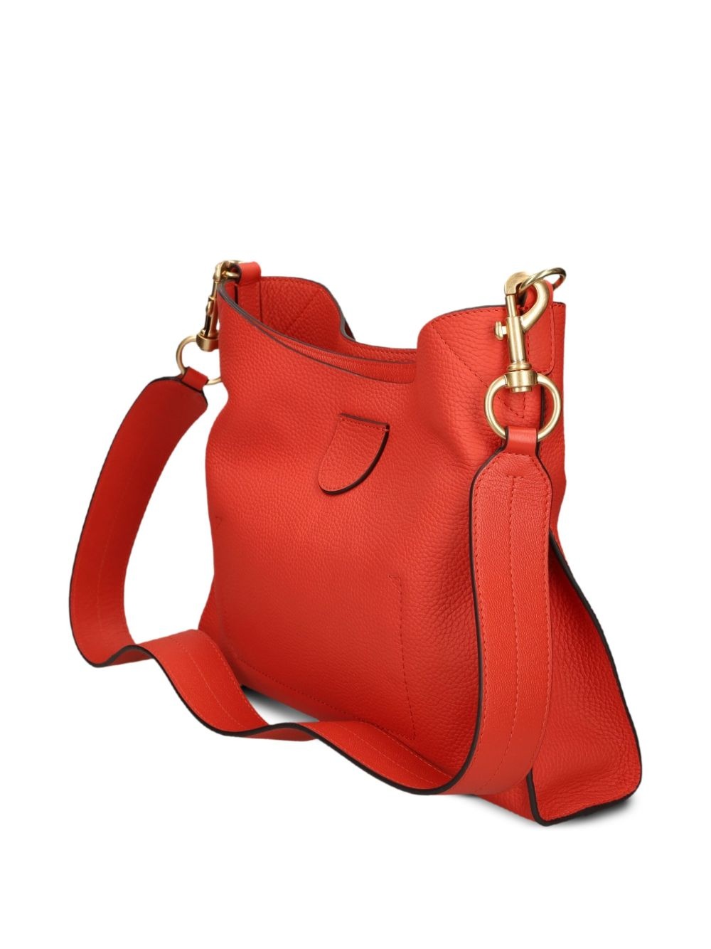 Joan leather ring-detail shoulder bag - 5