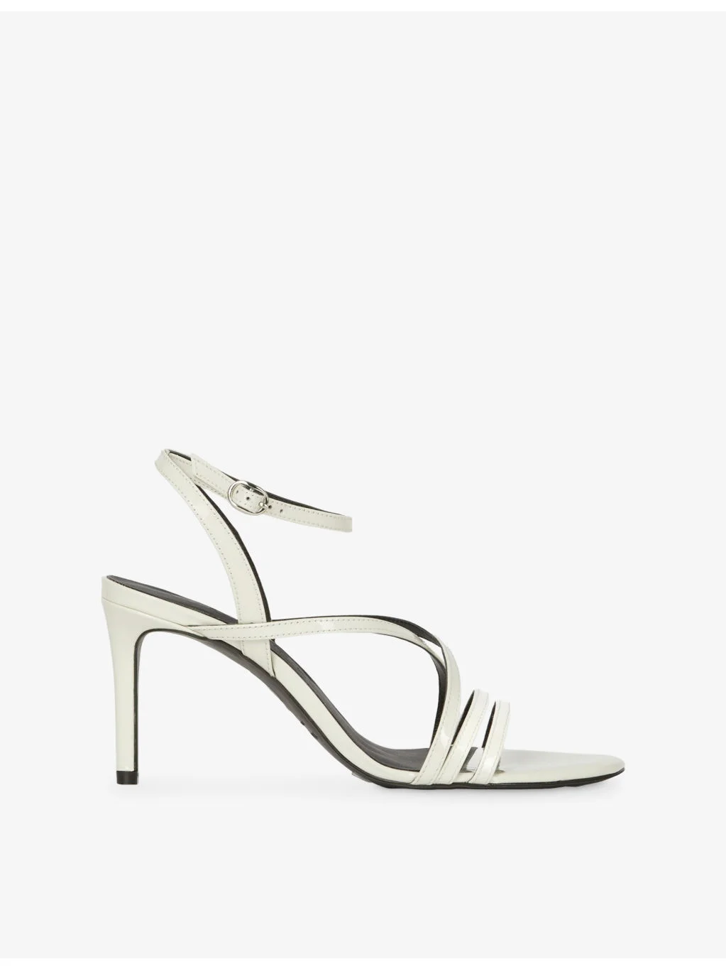 Patent-Leather Heeled Sandals - 1