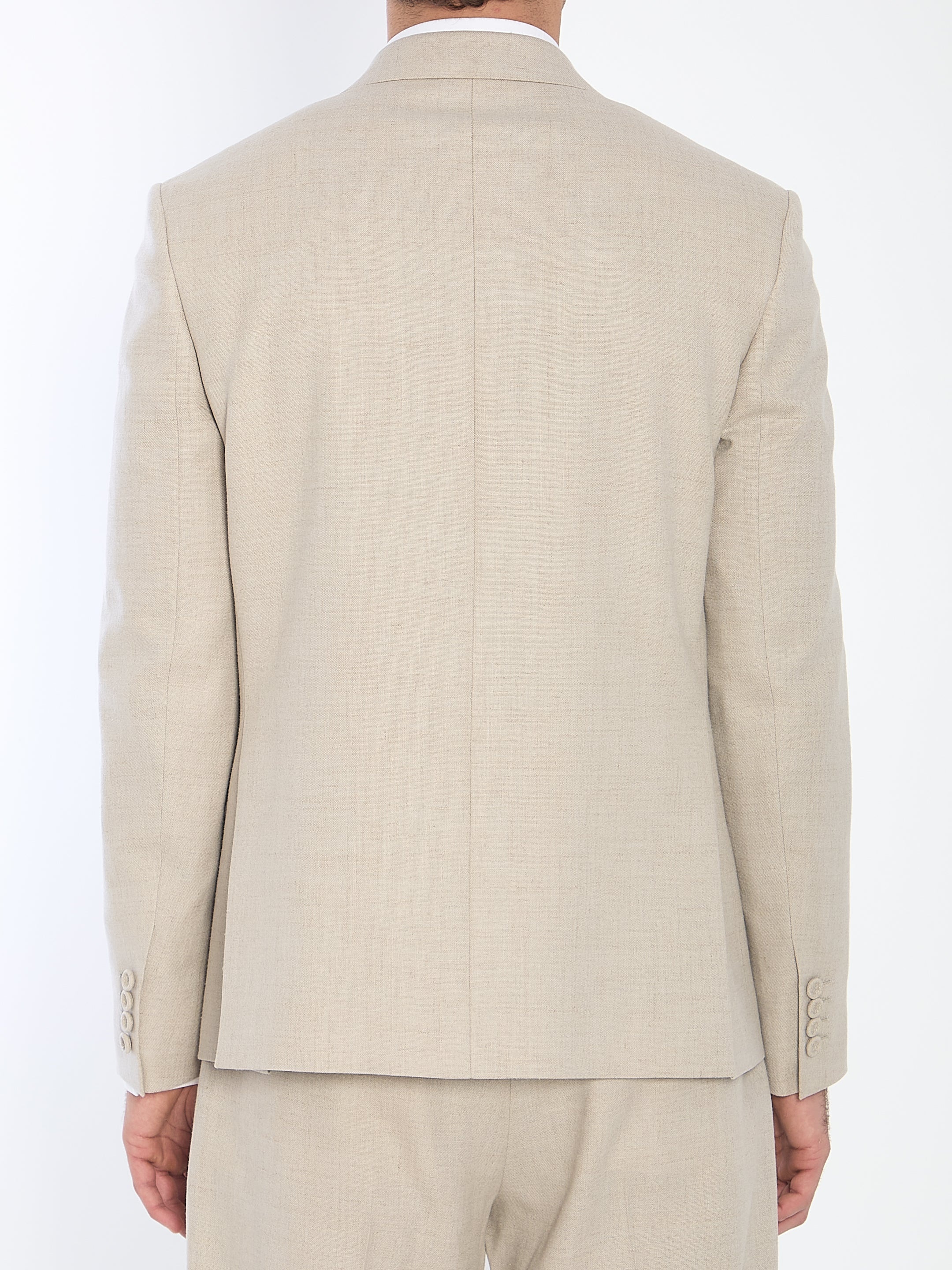 ジャケットその他 DIOR HOMME Wool and linen blend single-breasted jacket Dior Dior Homme Wool And Linen Blend Single-breasted Jacket