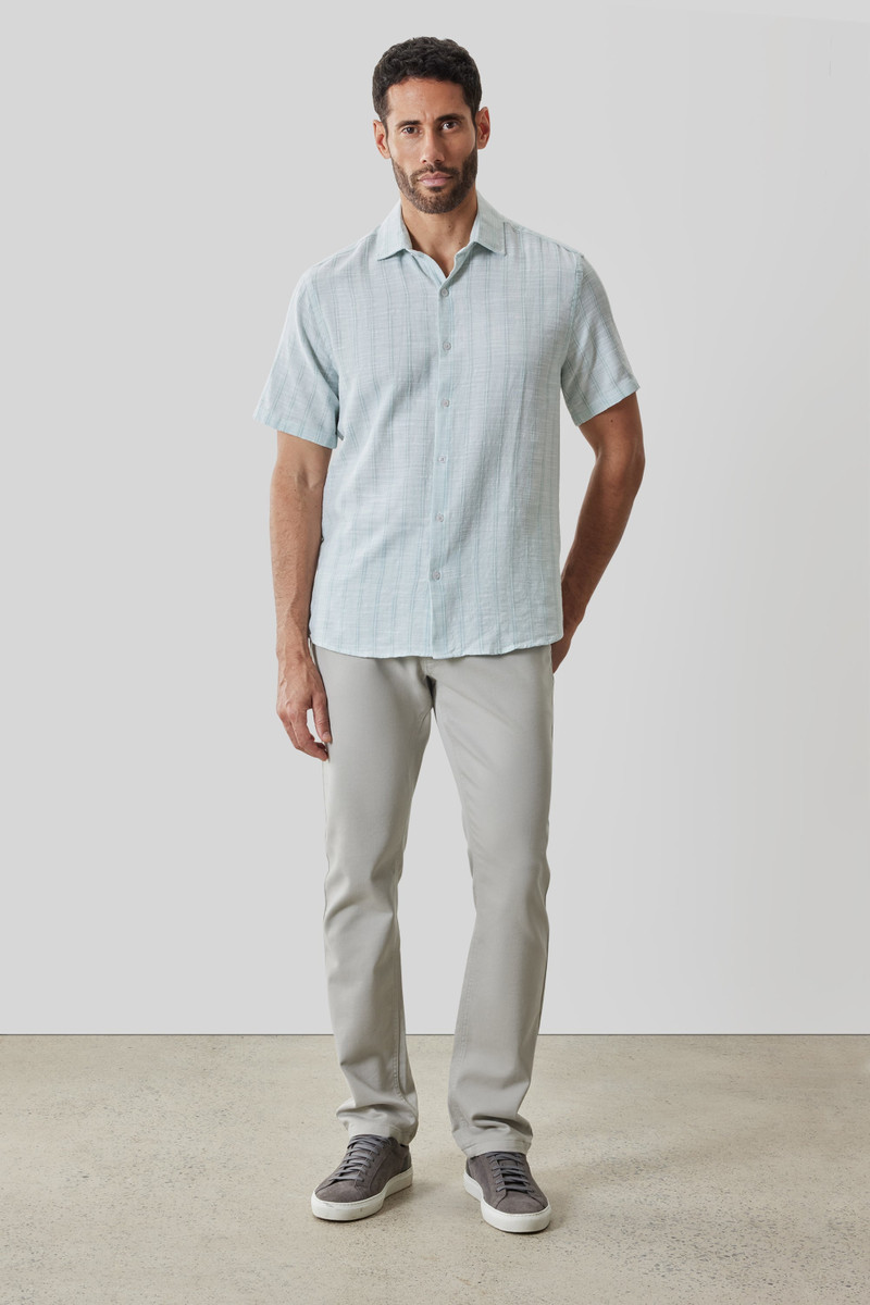 ROBERT BARAKETT Satoru Short Sleeve Shirt outlook
