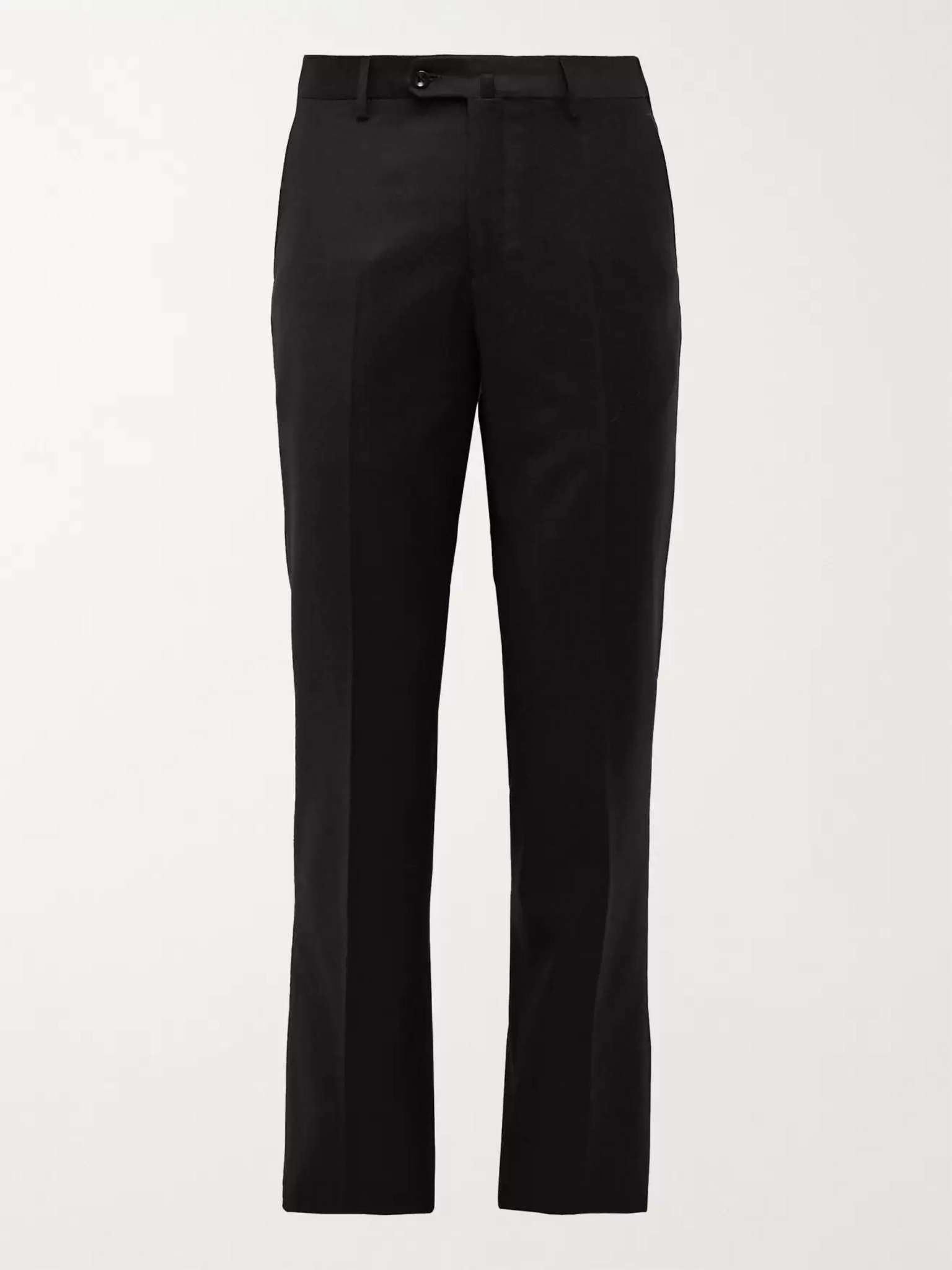 Slim-Fit Wool and Cashmere-Blend Flannel Trousers - 1