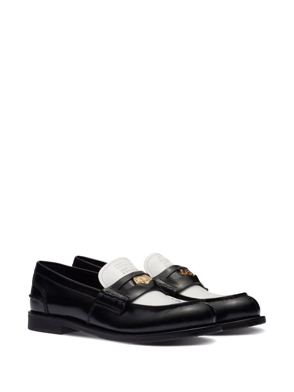 leather penny loafers - 2