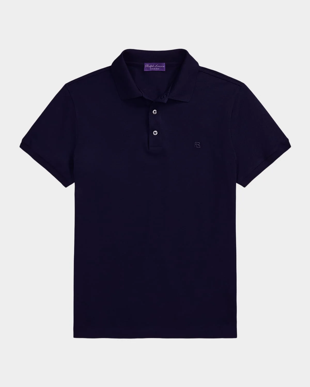 Men's Embroidered-RL Cotton Piqué Polo Shirt - 1