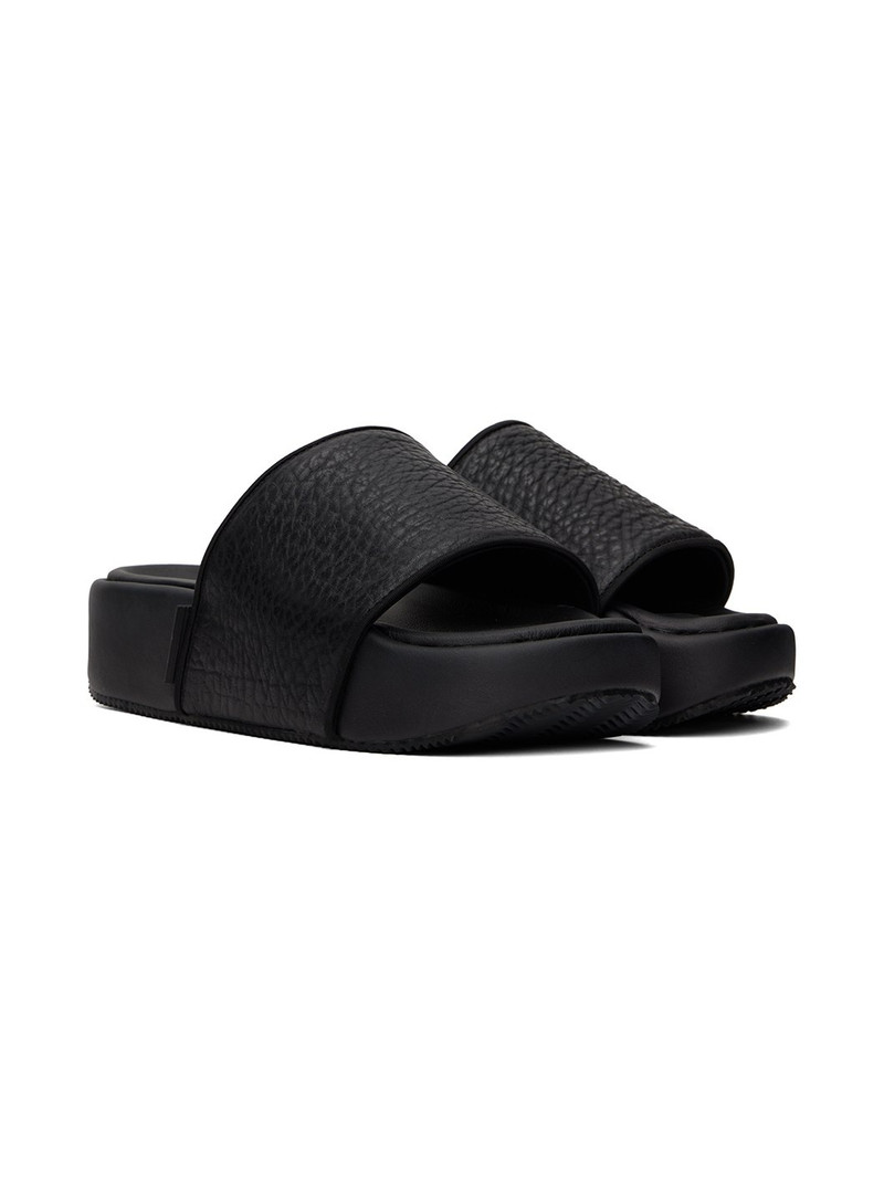 Black Platform Slides 4