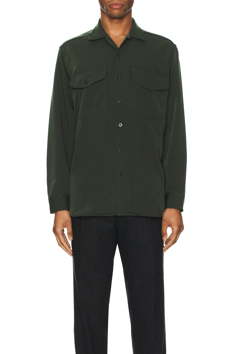 Work Classic Fit Pe Twill Shirt - 3