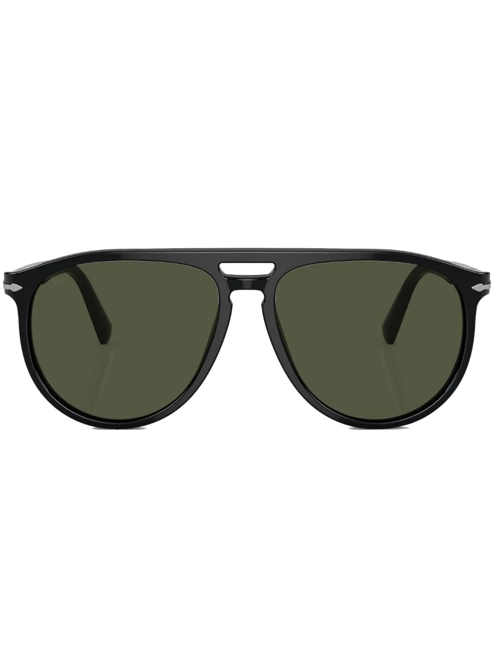 round-frame straight-arm sunglasses - 1
