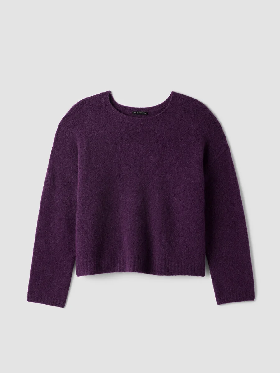 Cashmere Silk Bliss Crew Neck Top - 1