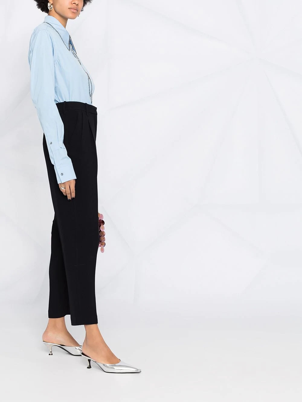 tailored tapered trousers - 6