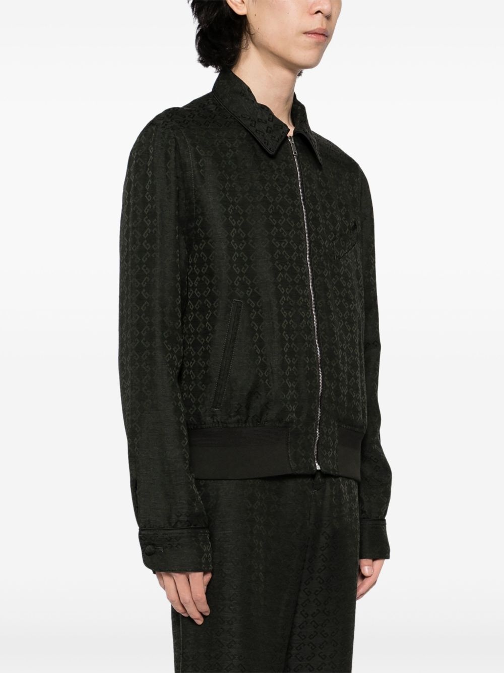 monogram jacket - 3
