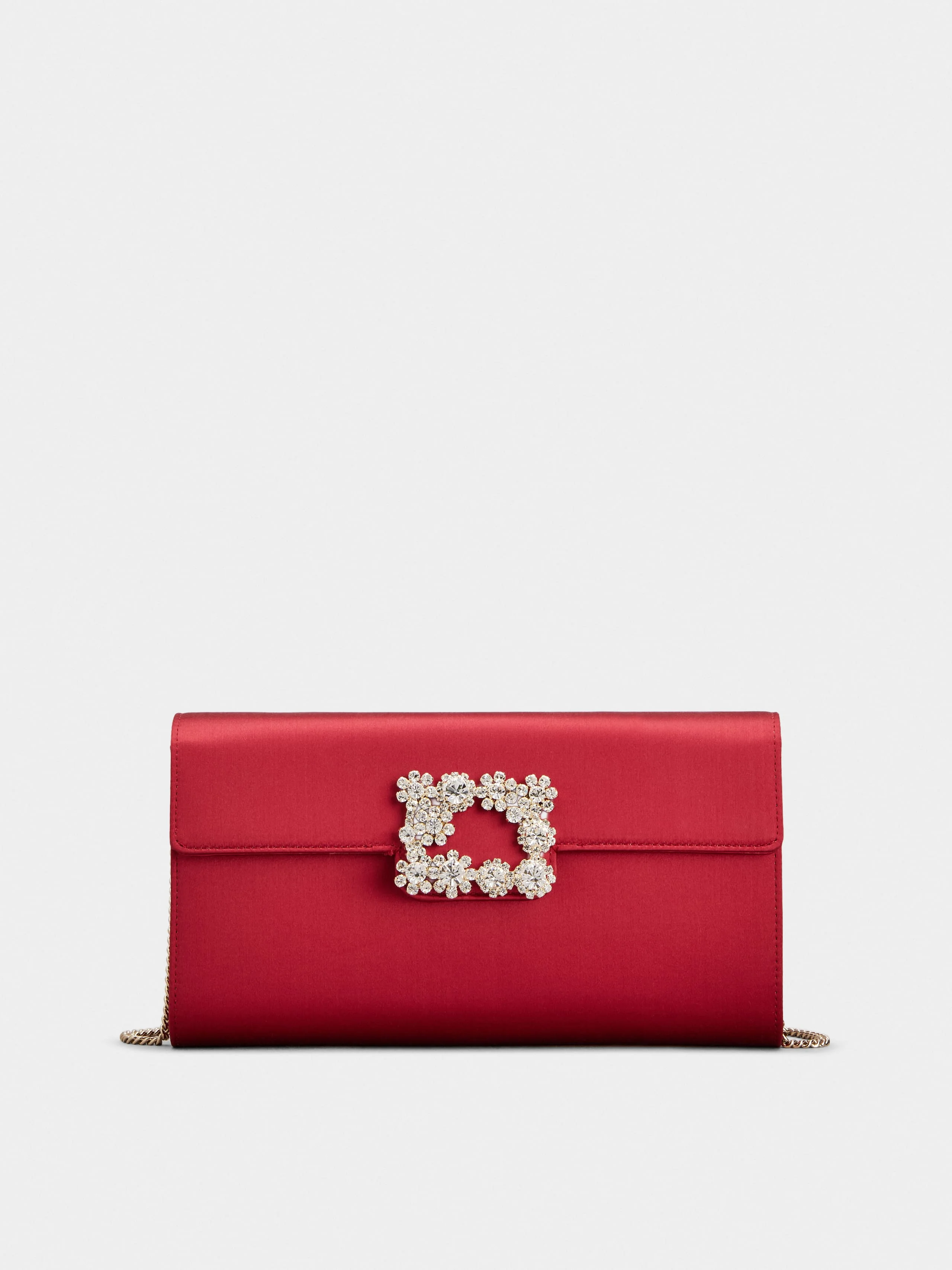 Efflorescence Clutch in satin - 1