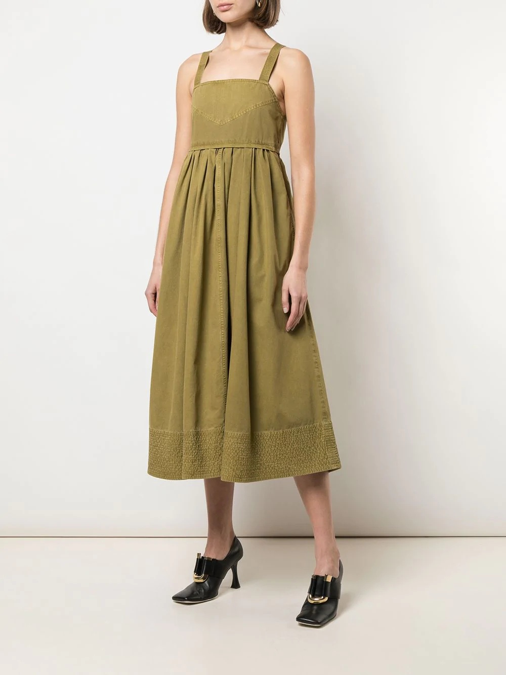 mid-length apron dress - 3