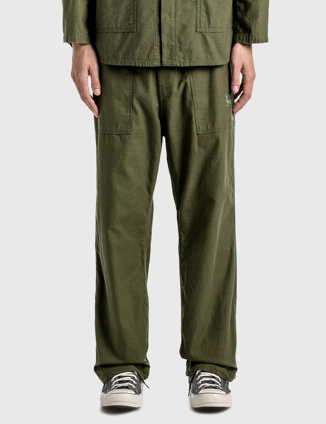 NEEDLES X HIDDEN NY STRING FATIGUE PANTS - 3
