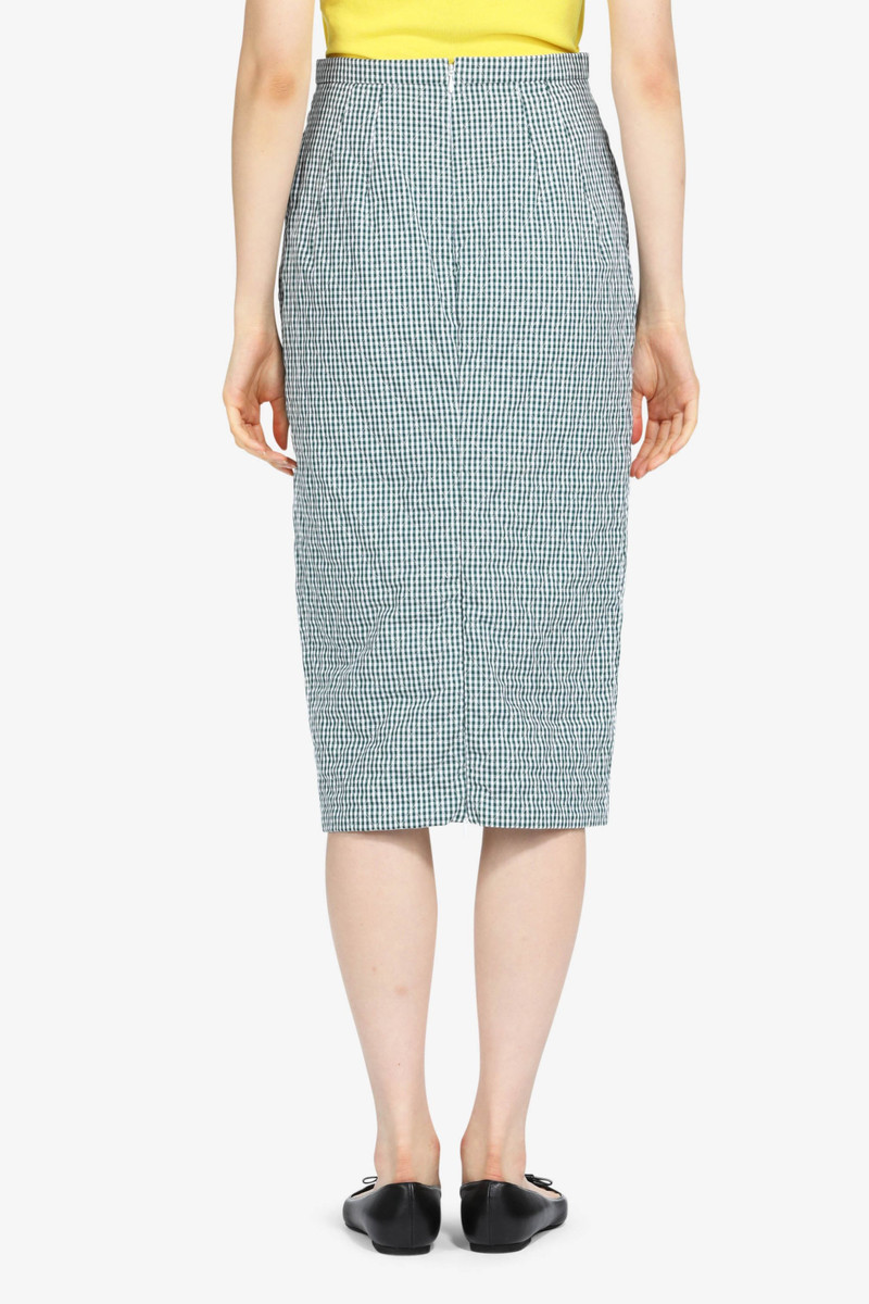 N°21 GINGHAM PRINT MIDI SKIRT outlook