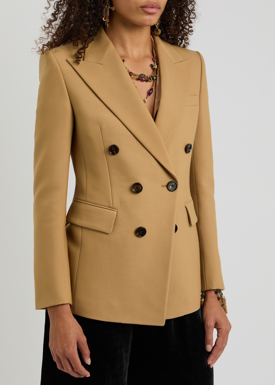 【関税込み】CHLOE Tailored double-breasted blazer Chloé double-breasted Blazer | Neutrals | FARFETCH