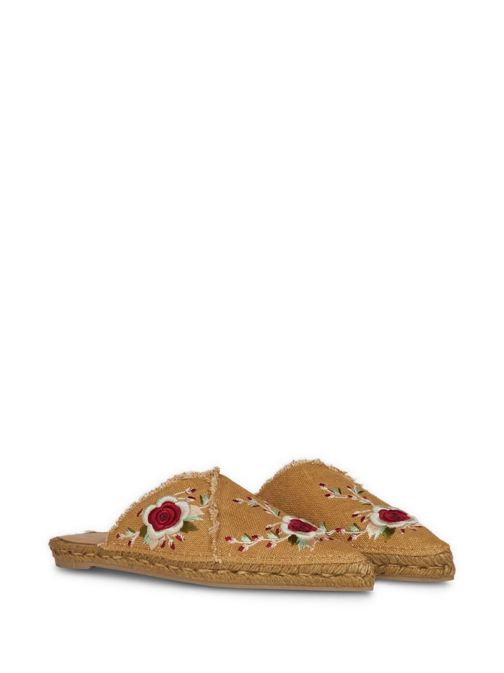 floral embroidered espadrilles - 2