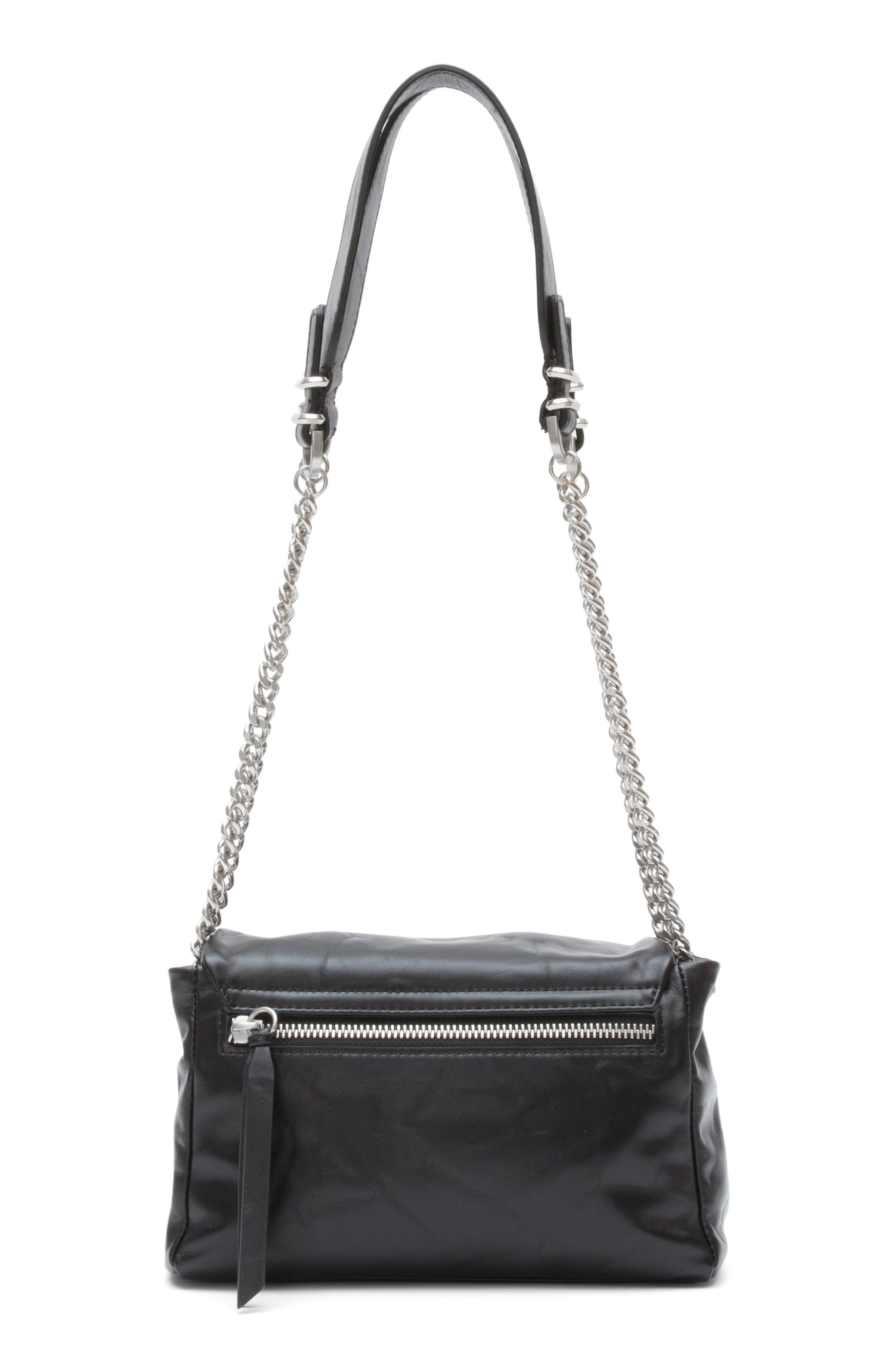 rag & bone Small Chelsea Flap Leather Convertible Shoulder Bag in Black at Nordstrom - 2