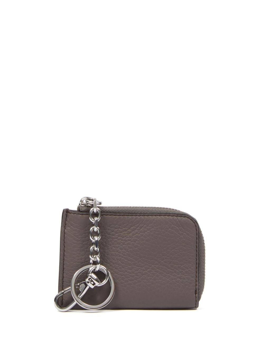 four-stitch leather keyring - 1