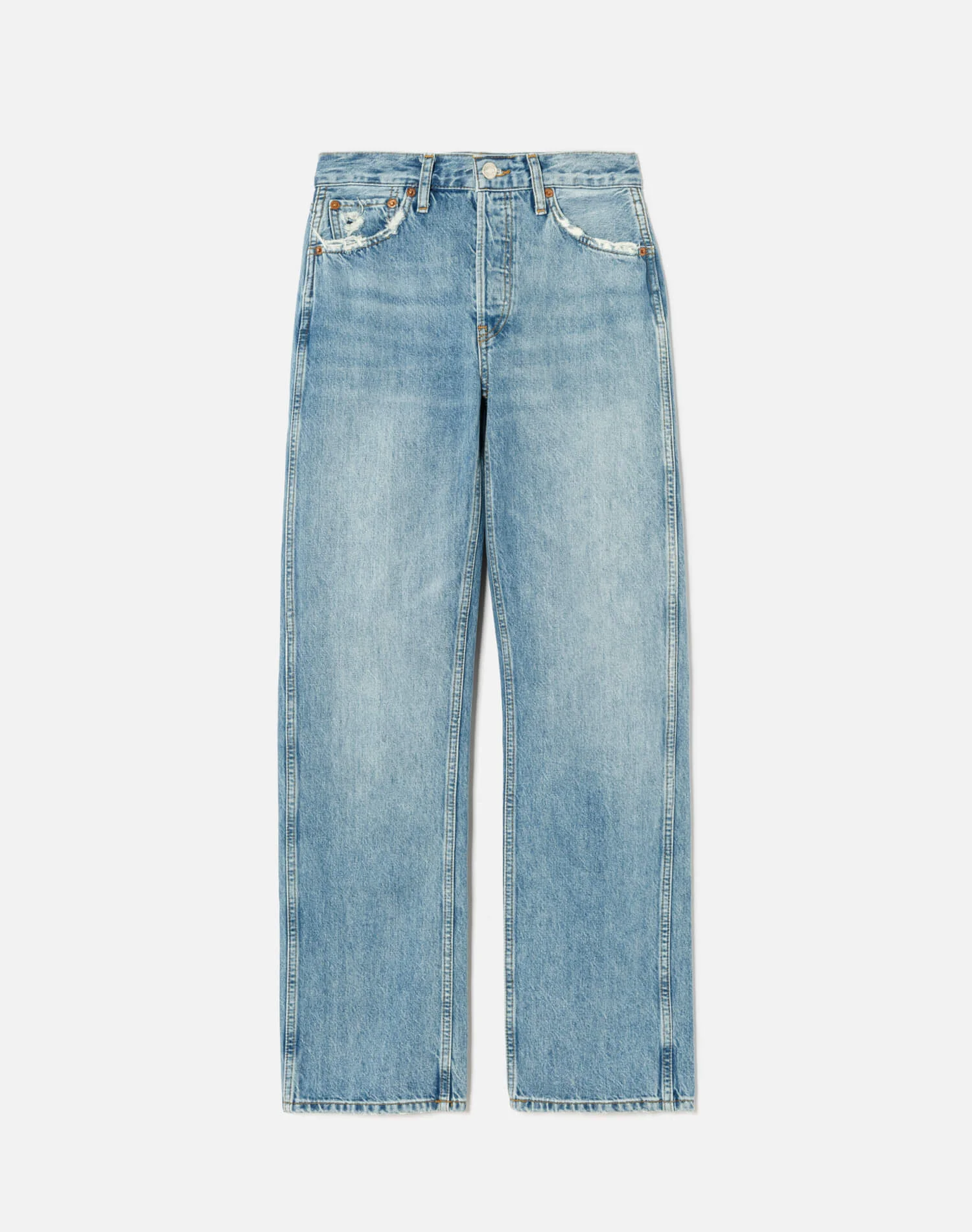 High Rise Loose - Worn Blue - 1