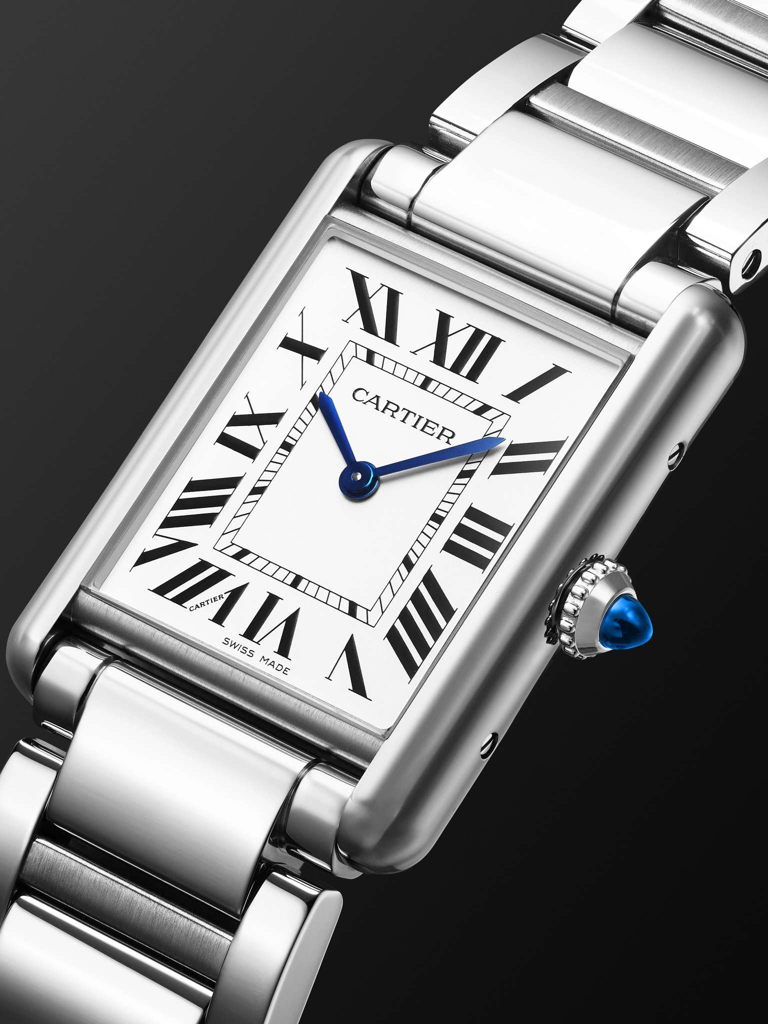 Tank Must Large 33.7mm Stainless Steel Watch, Ref. No. WSTA0106 - 3