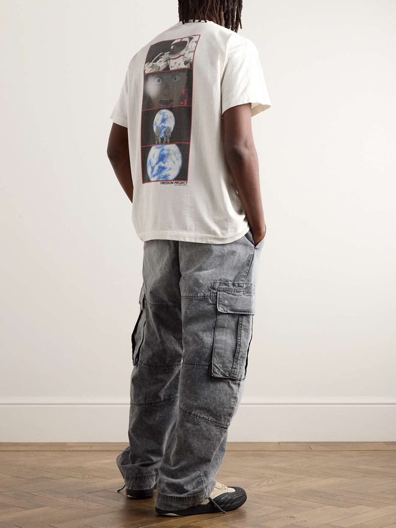 SAINT M×××××× + Freedom Space Logo-Print Cotton-Jersey T-Shirt outlook