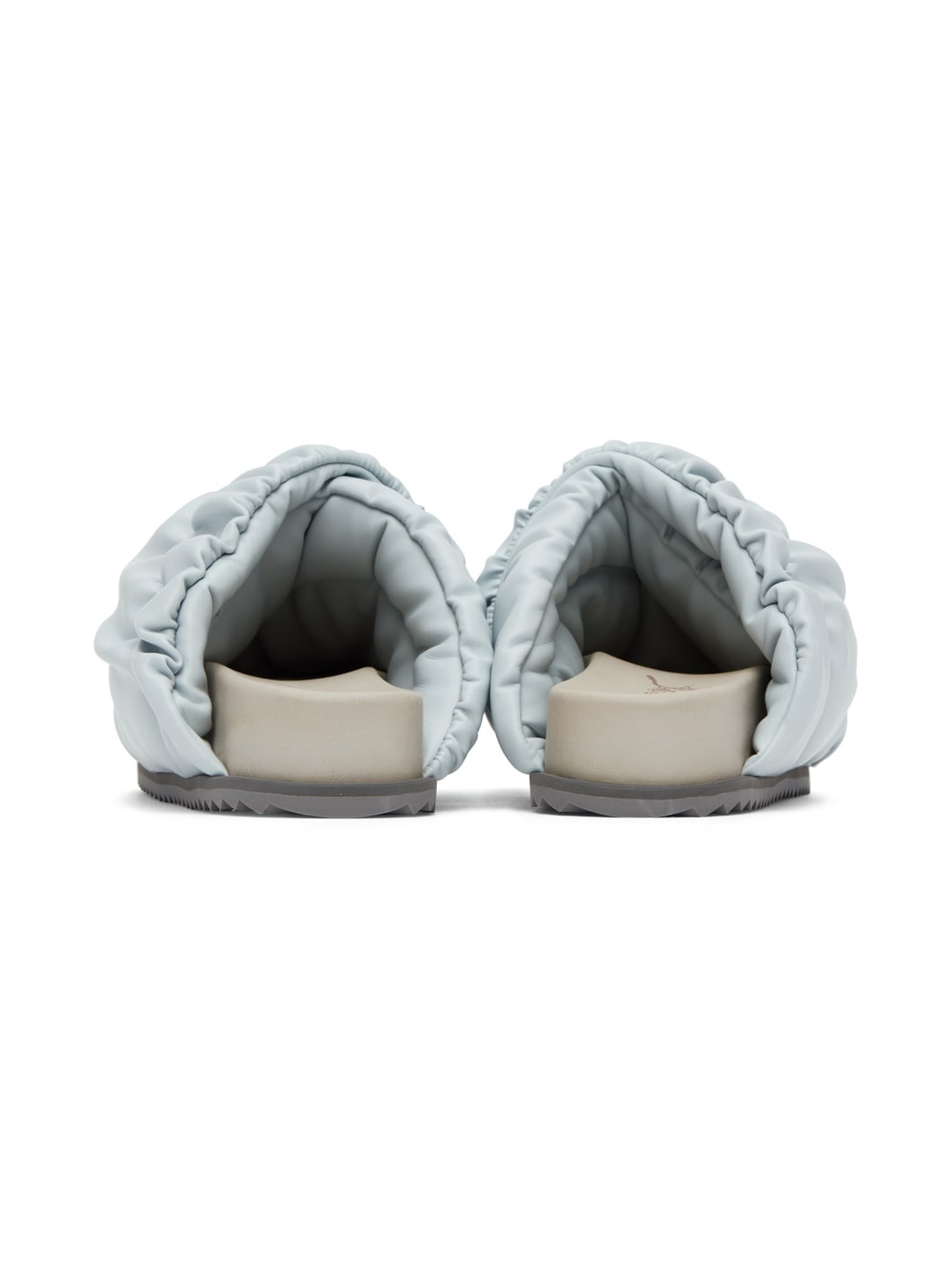 SSENSE Exclusive Blue Tent Mules - 2