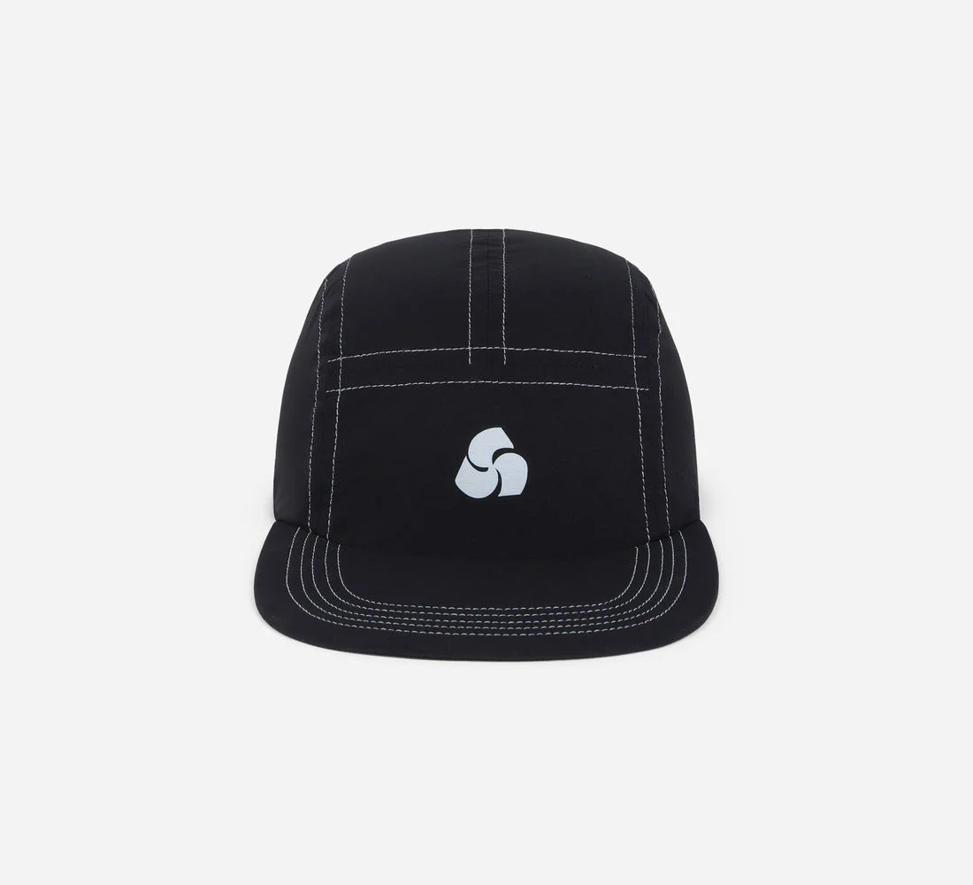 Run Hat - Black Reflective - 1