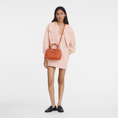 Longchamp Roseau S Handbag Orange - Leather outlook