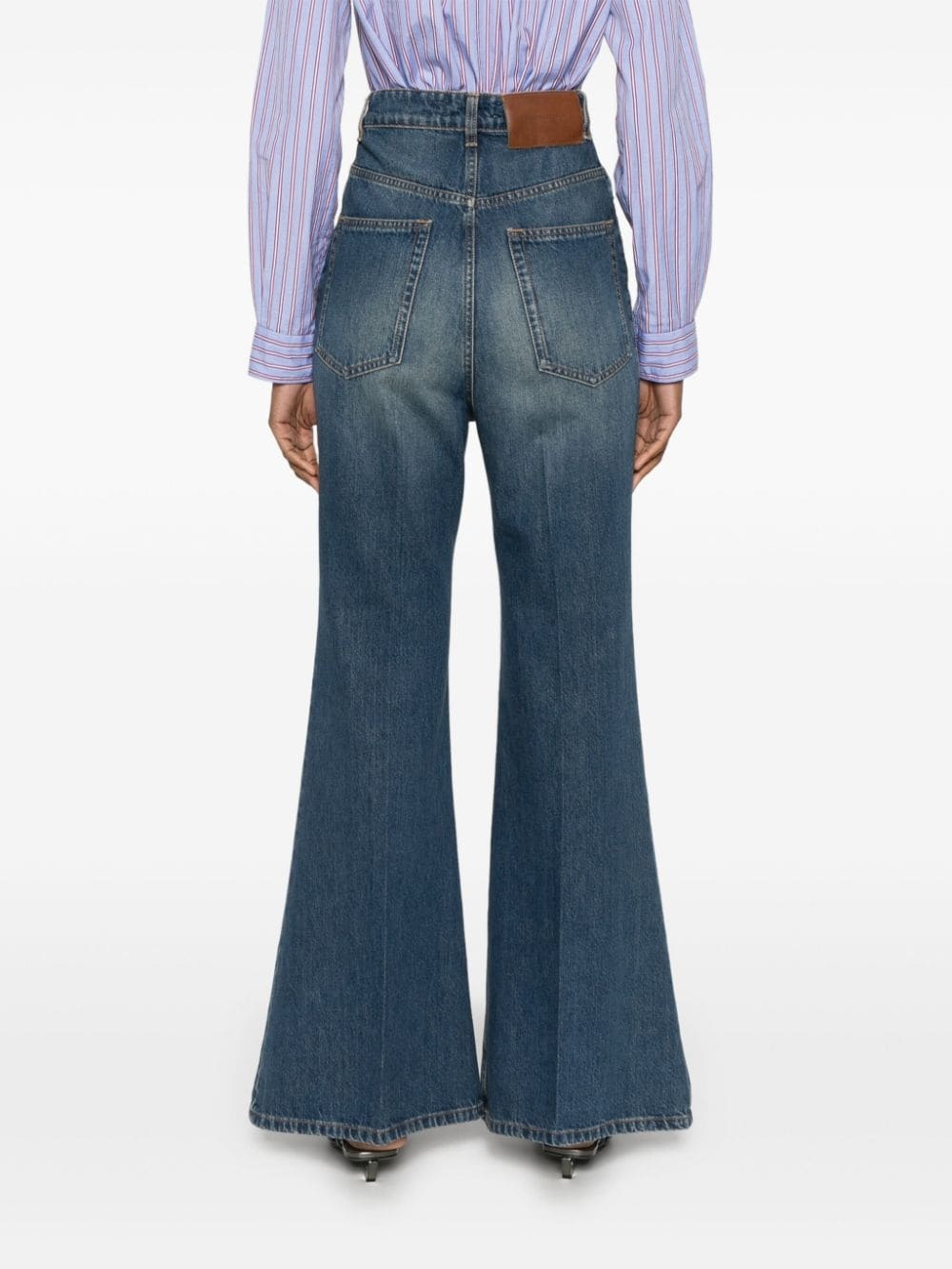 wide-leg jeans - 4