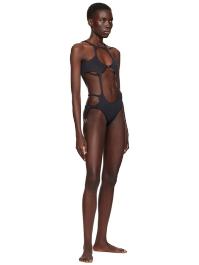 HELIOT EMIL™ Black Cascade One-Piece Swimsuit outlook