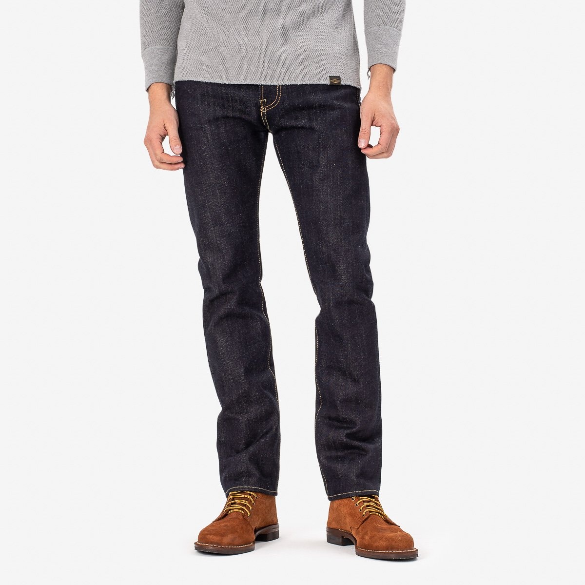 IH-555-XHS 25oz Selvedge Denim Super Slim Cut Jeans - Indigo - 2