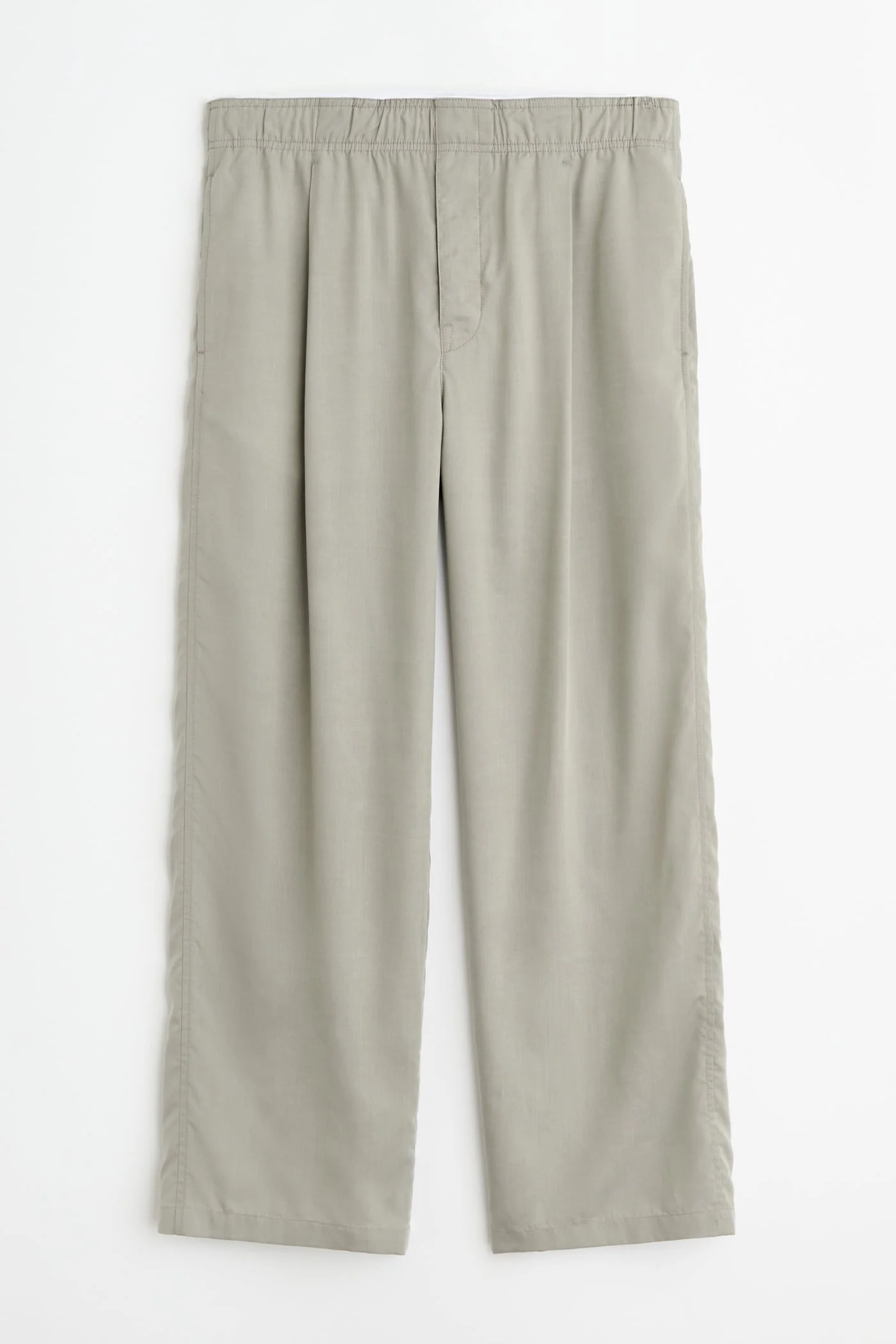 Leisure Trouser Willow Grey Softflow Tencel - 1