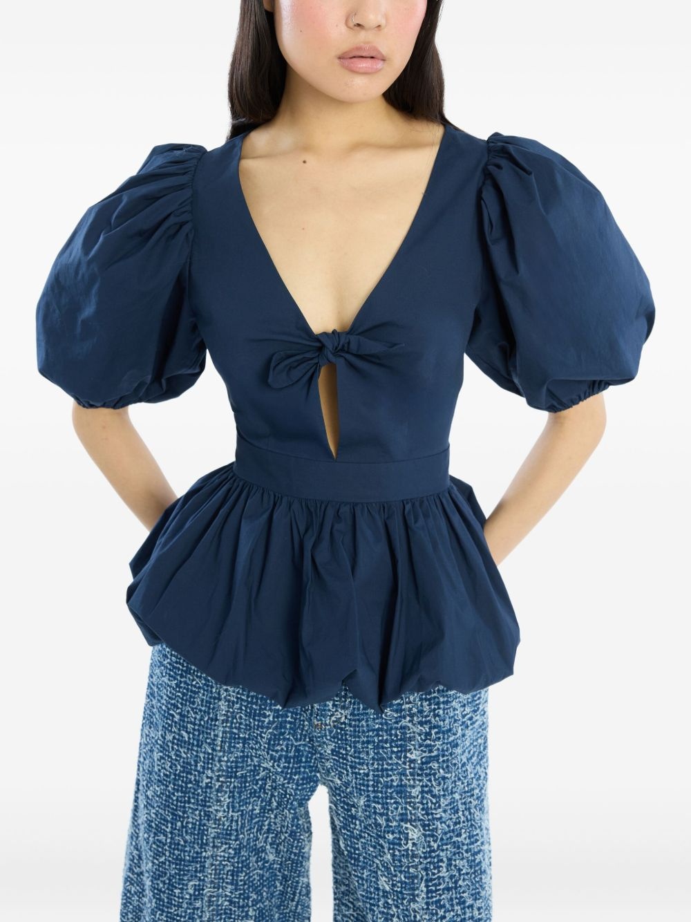 puff-sleeve top - 3