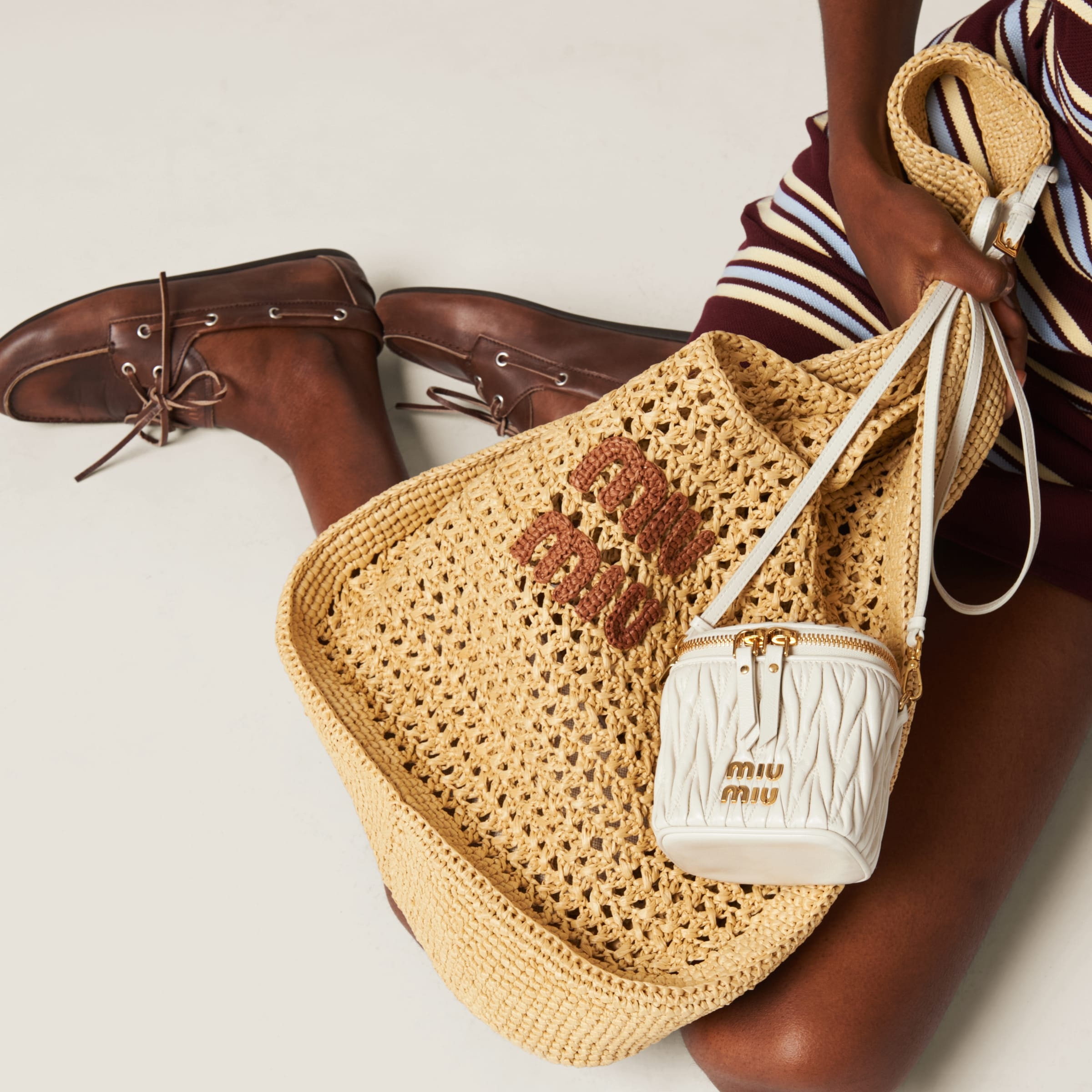 ☆大人気ライン 国内発☆ miu miu MATELASSE LEATHER Micro BAG Miu Miu Matelassè Micro Bag Miu Miu