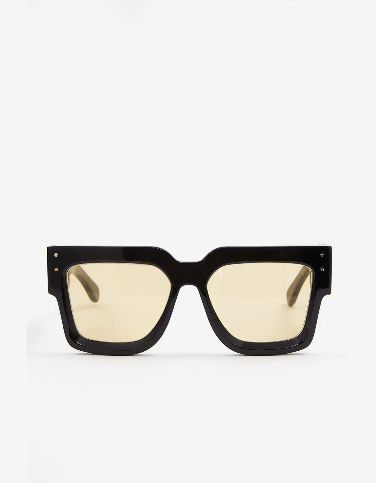Amiri Black and Yellow Jumbo MA Sunglasses - 2