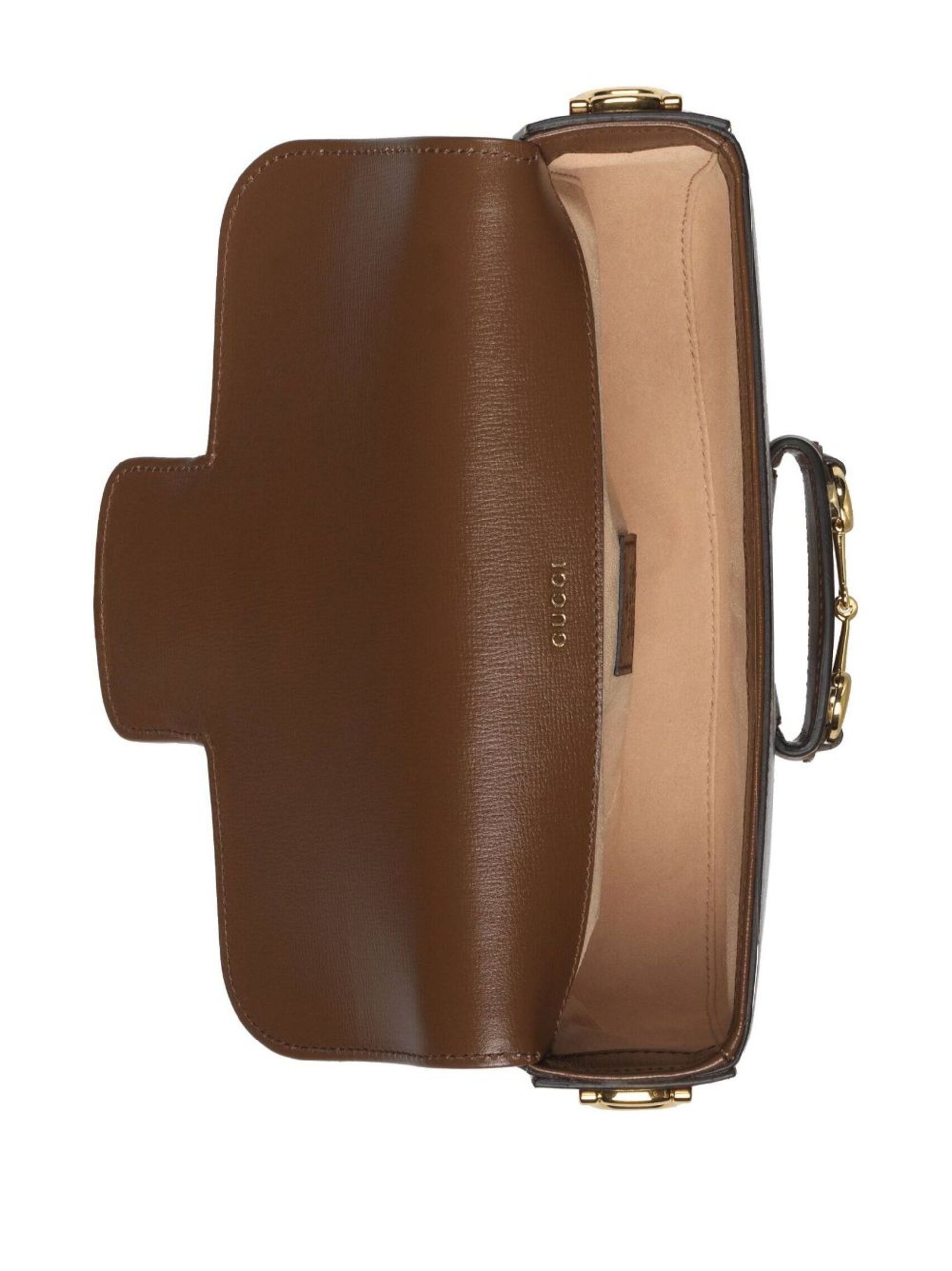 Brown Horsebit 1955 Small Shoulder Bag - 6
