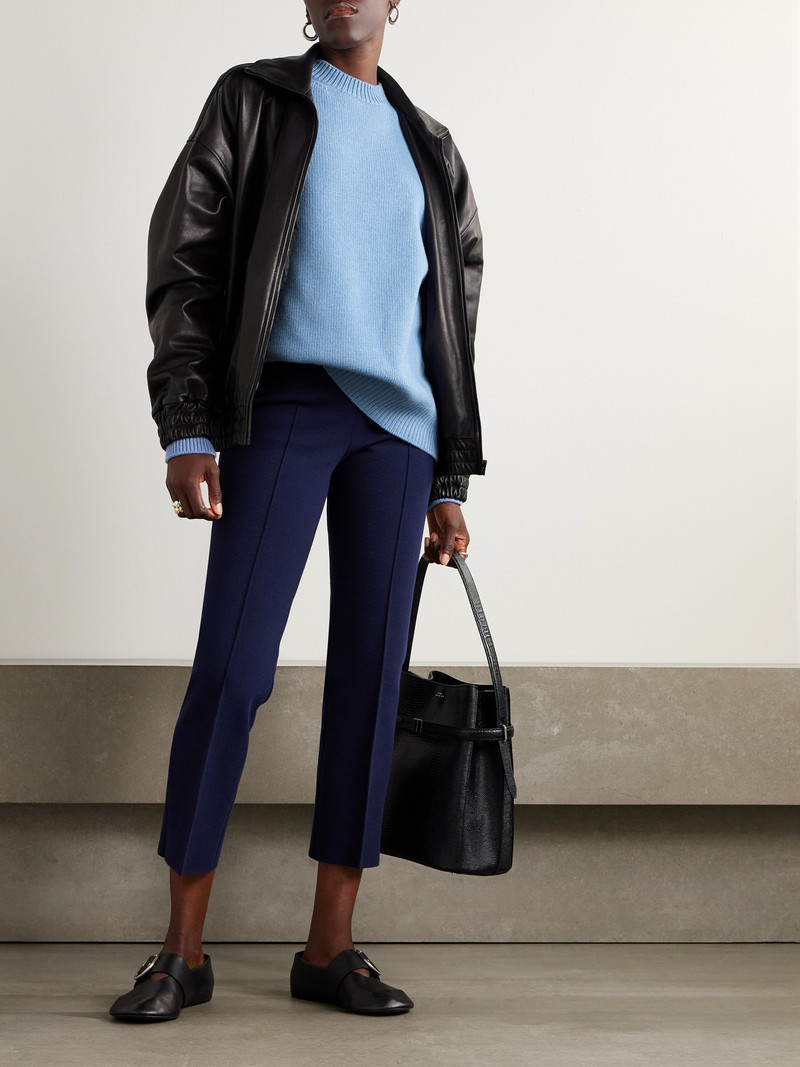 HIGH SPORT Georgia Embroidered Wool And Cashmere-blend Sweater outlook