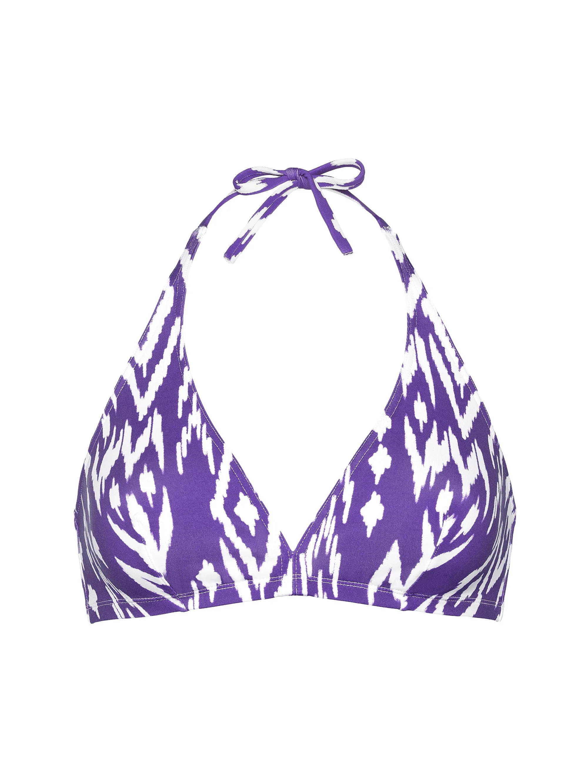 Women's Storm Printed Full-Cup Triangle Bikini Top - Imprime Wind Flashy - 1