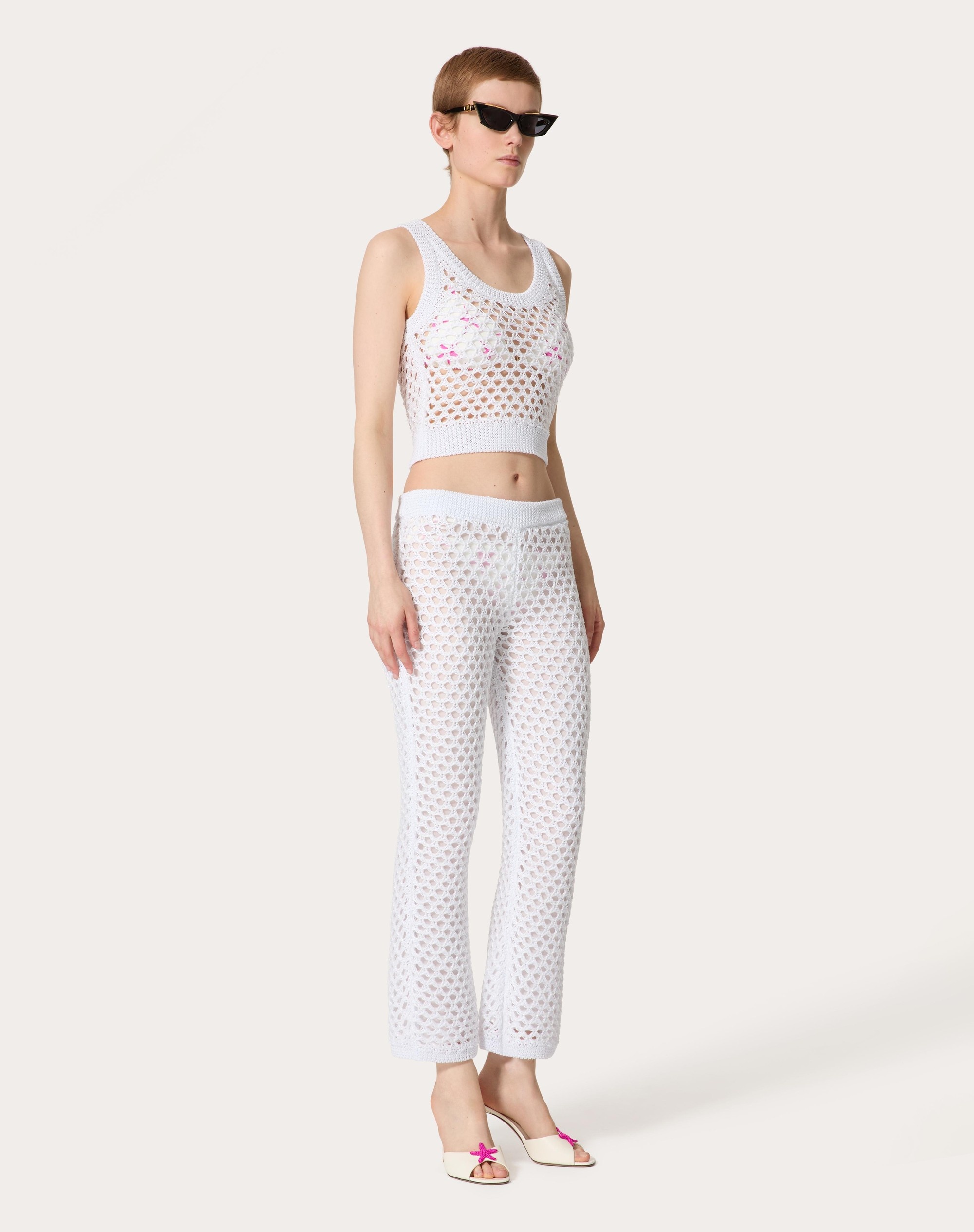 VISCOSE, LUREX AND SEQUIN PANTS - 2