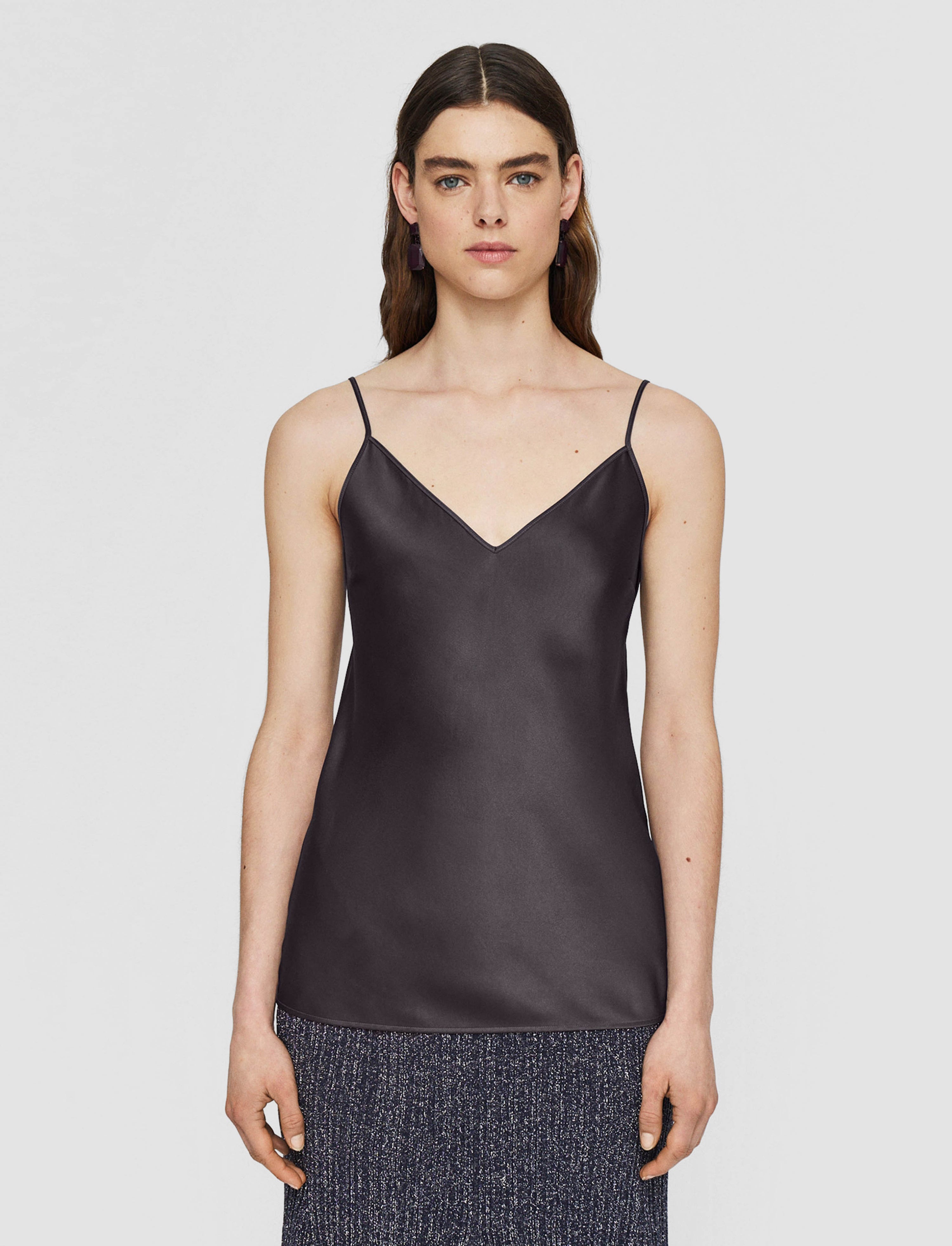 Clea Silk Satin Camisole - 9