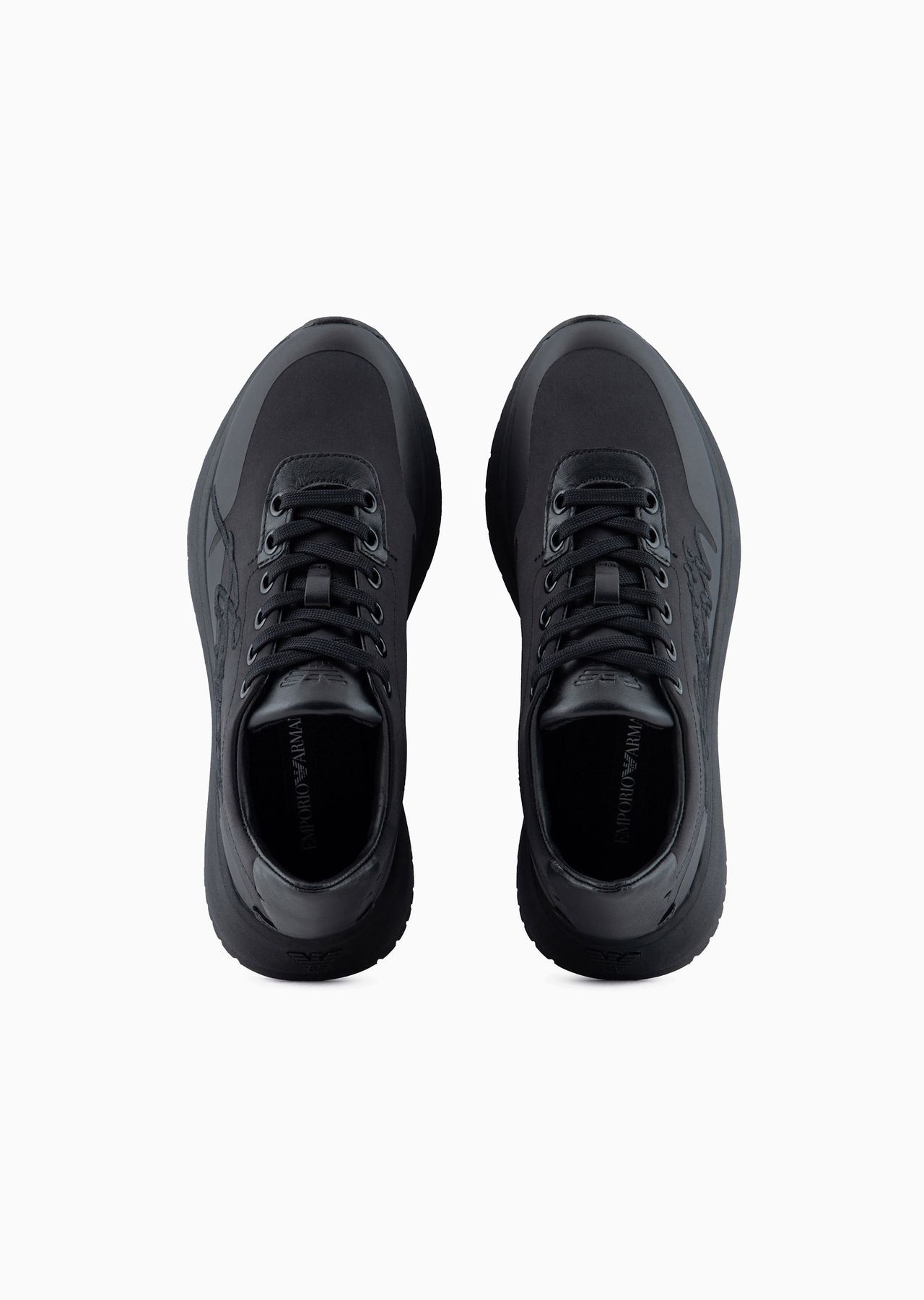 Nylon sneakers with Travel Essentials signature logo embroidery - 5