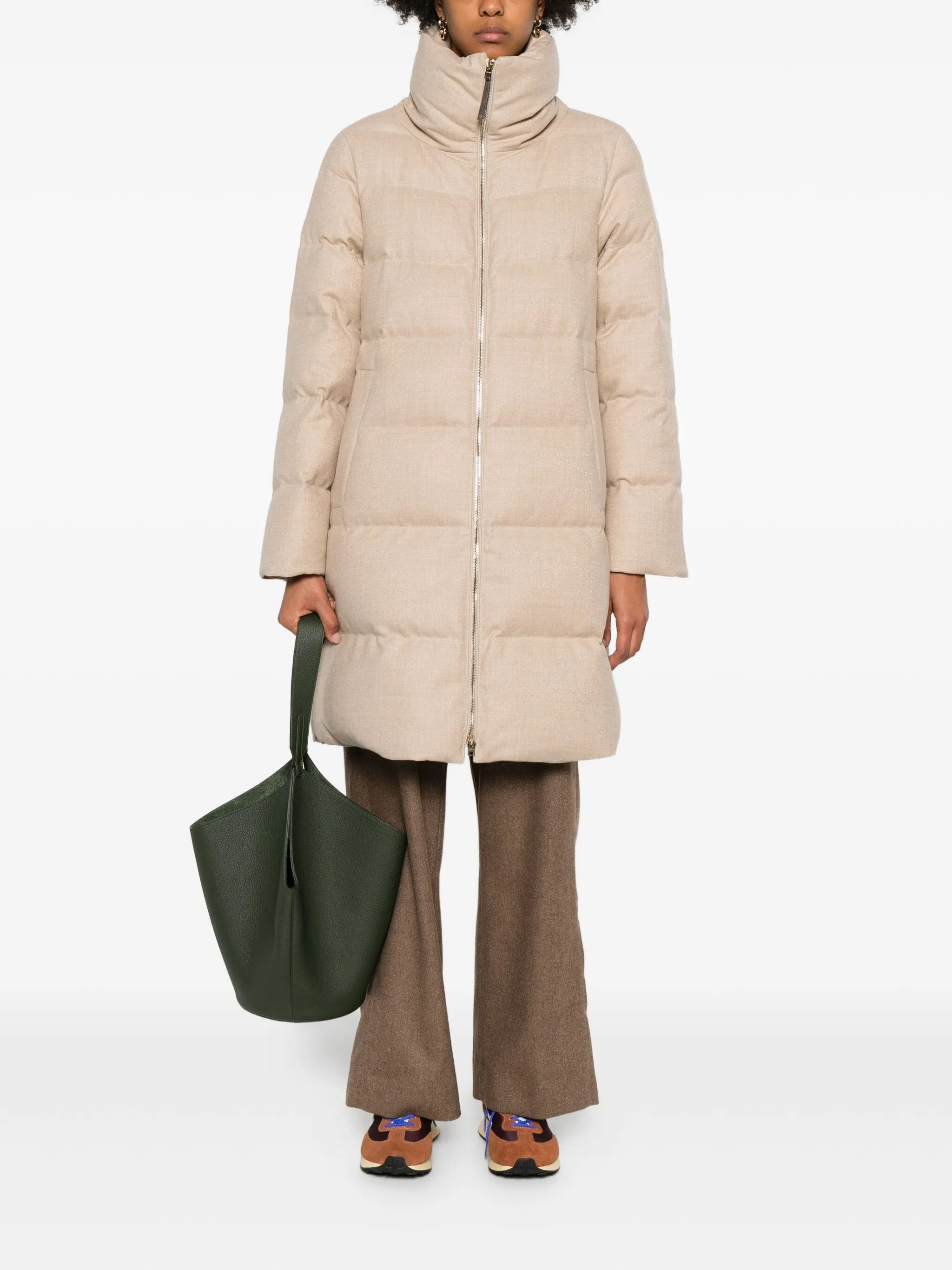 Herno Quilted High-neck Coat - 2