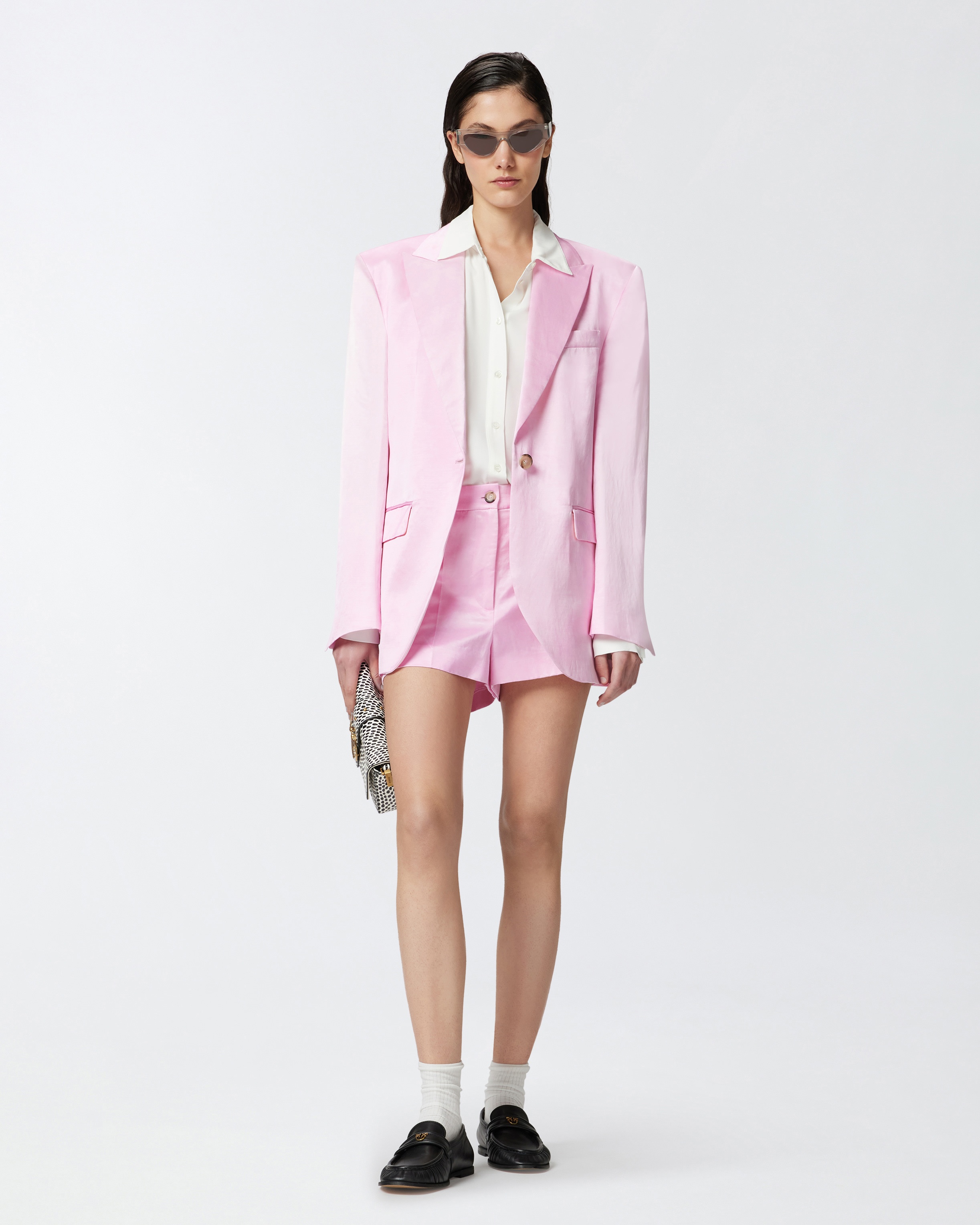 SHIRT IN SILK-BLEND CREPE DE CHINE - 2